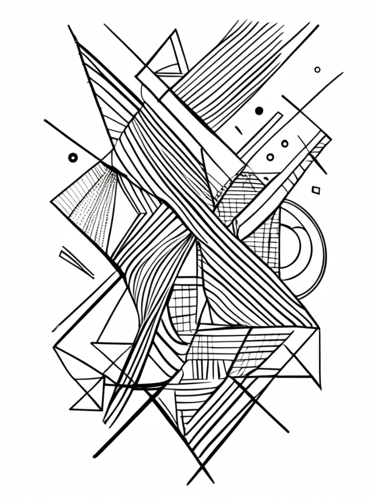 Castle coloring page